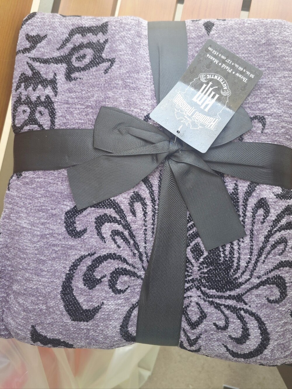 Disney Parks The Haunted Mansion Wallpaper Throw Blanket New With Tag, Size: 60